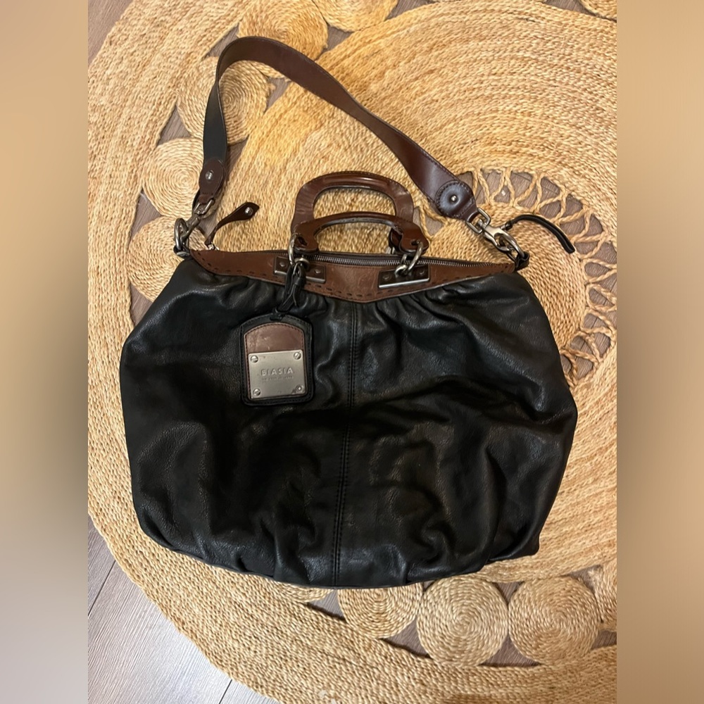Biasia Large genuine leather purse